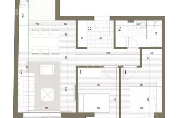 Trosoban stan | 4zida