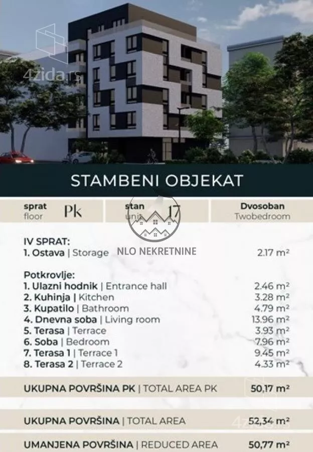 Dvosoban stan | 4zida