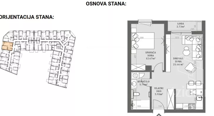 Dvosoban stan | 4zida