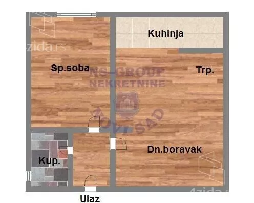 Jednoiposoban stan | 4zida