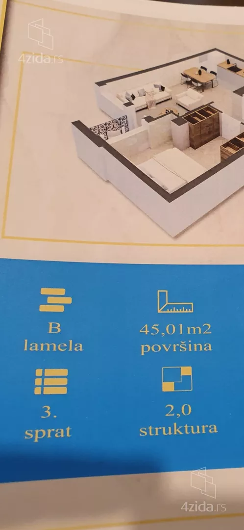 Dvosoban stan | 4zida
