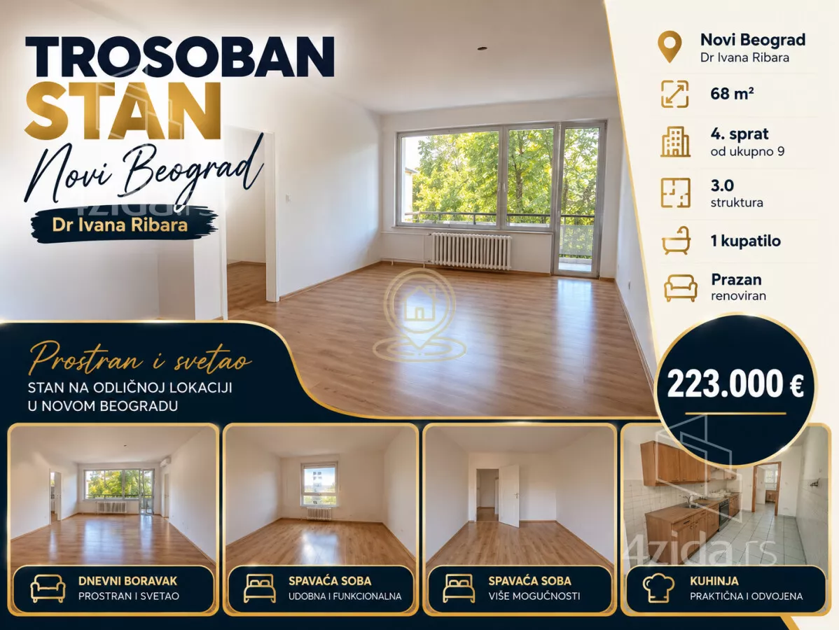Trosoban stan | 4zida