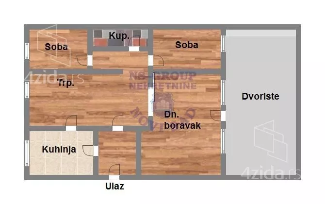 Trosoban stan | 4zida