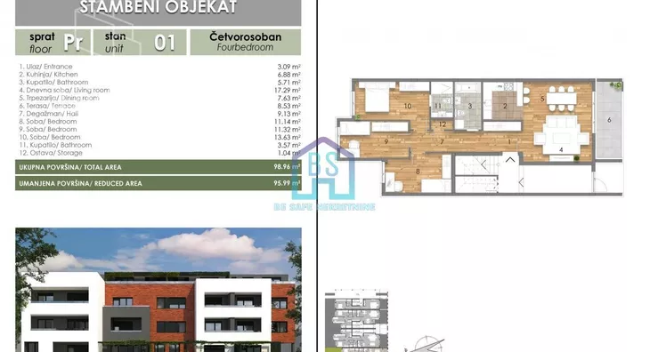 Četvorosoban stan | 4zida