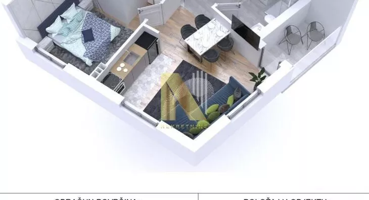 Jednoiposoban stan | 4zida