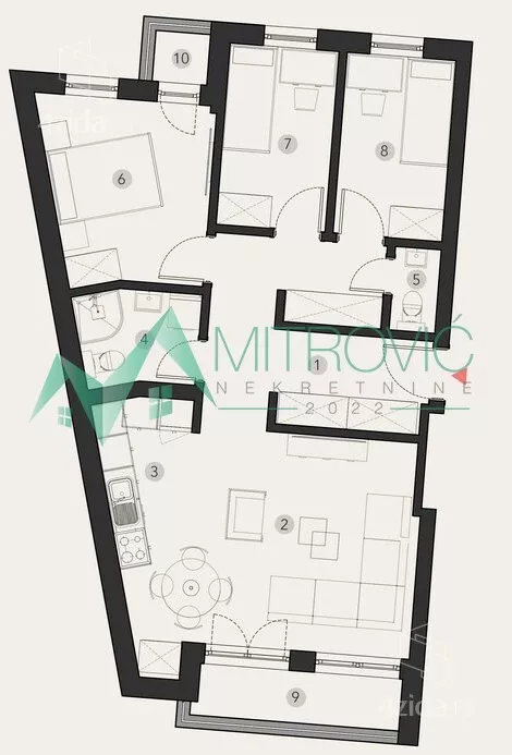 Troiposoban stan | 4zida