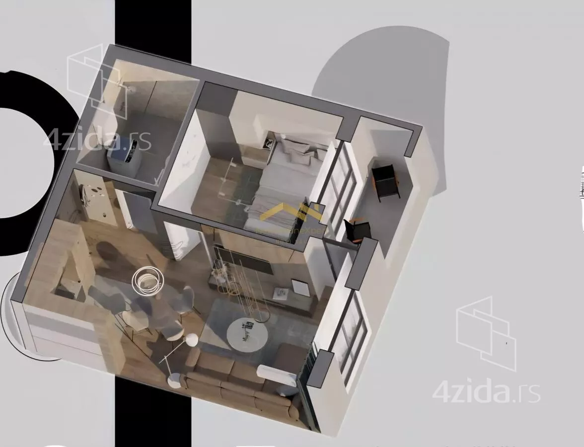 Dvosoban stan | 4zida