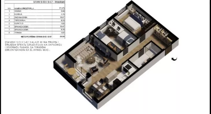 Trosoban stan | 4zida