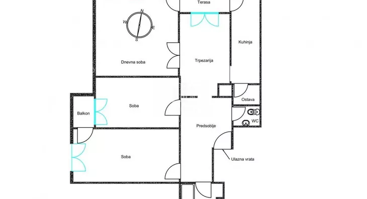 Trosoban stan | 4zida