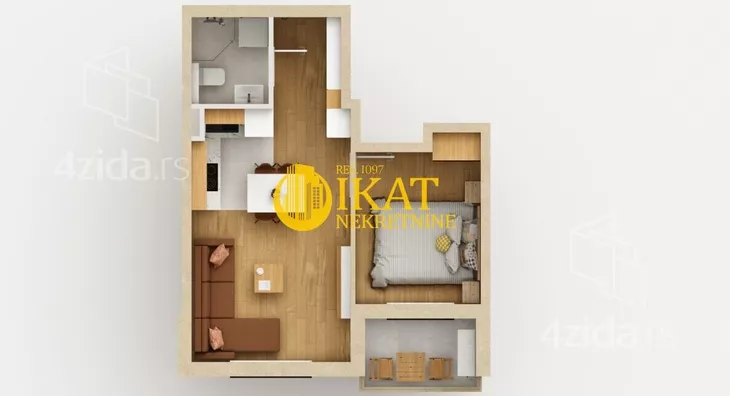 Jednoiposoban stan | 4zida