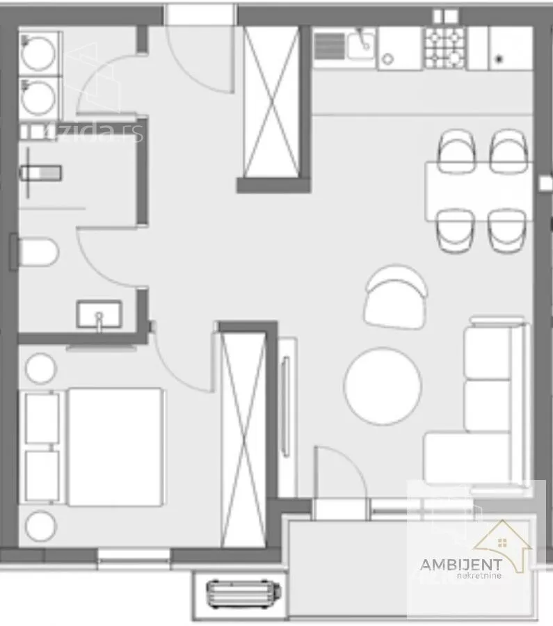 Dvosoban stan | 4zida