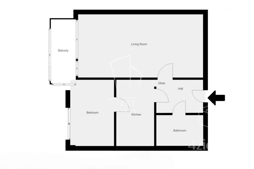 Jednoiposoban stan | 4zida