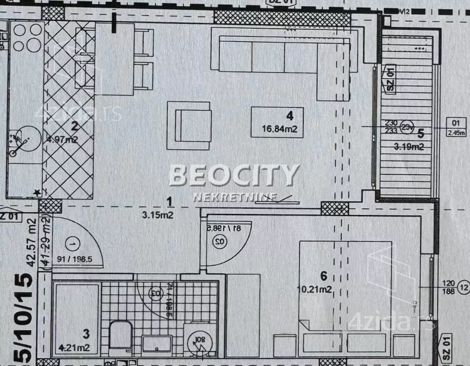 Jednoiposoban stan | 4zida