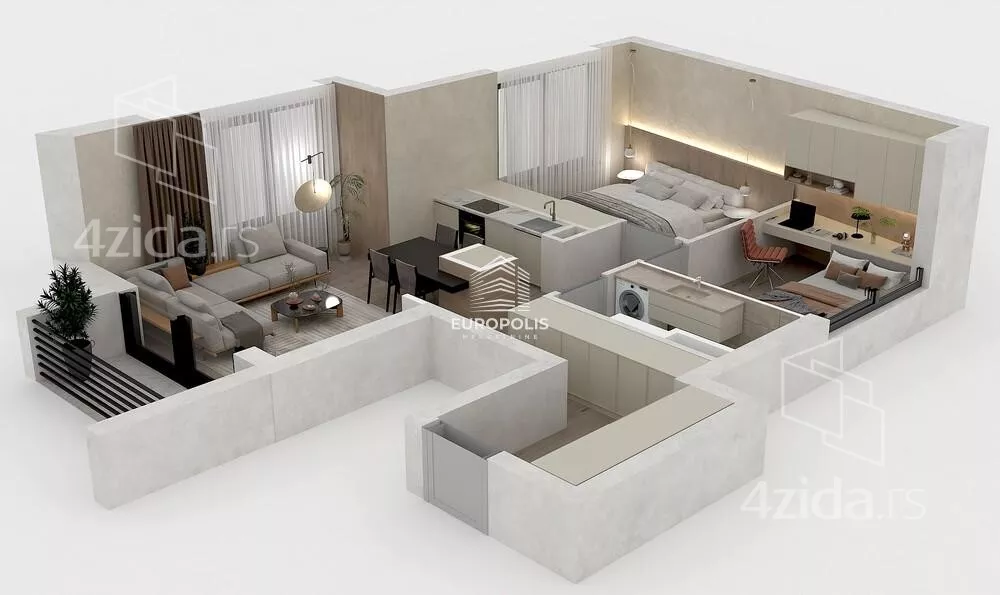 Trosoban stan | 4zida