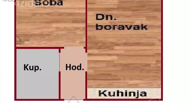 Jednoiposoban stan | 4zida