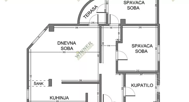 Trosoban stan | 4zida