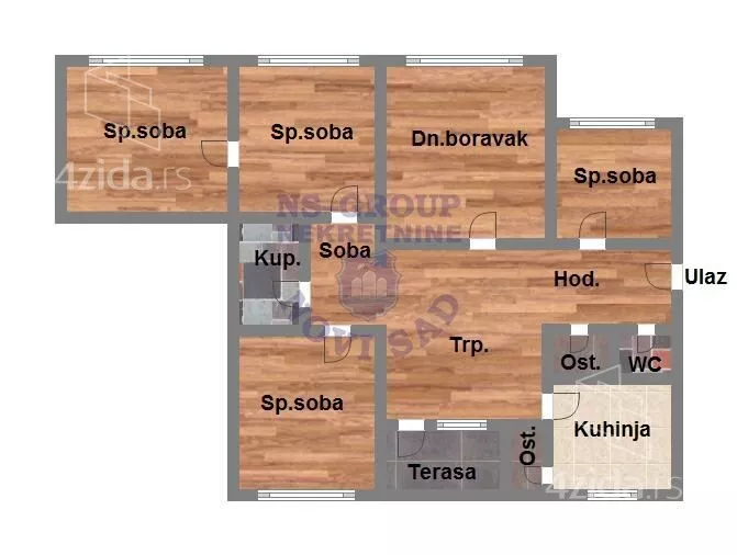 Šestosoban stan | 4zida