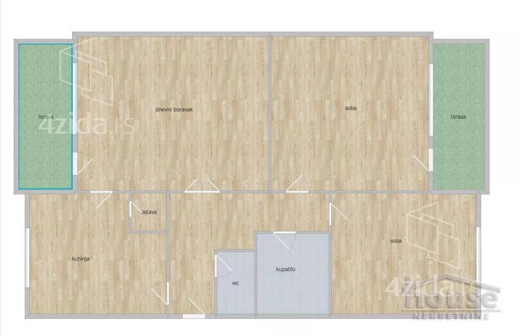 Trosoban stan | 4zida