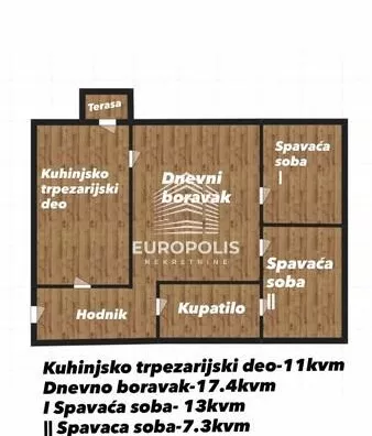 Trosoban stan | 4zida