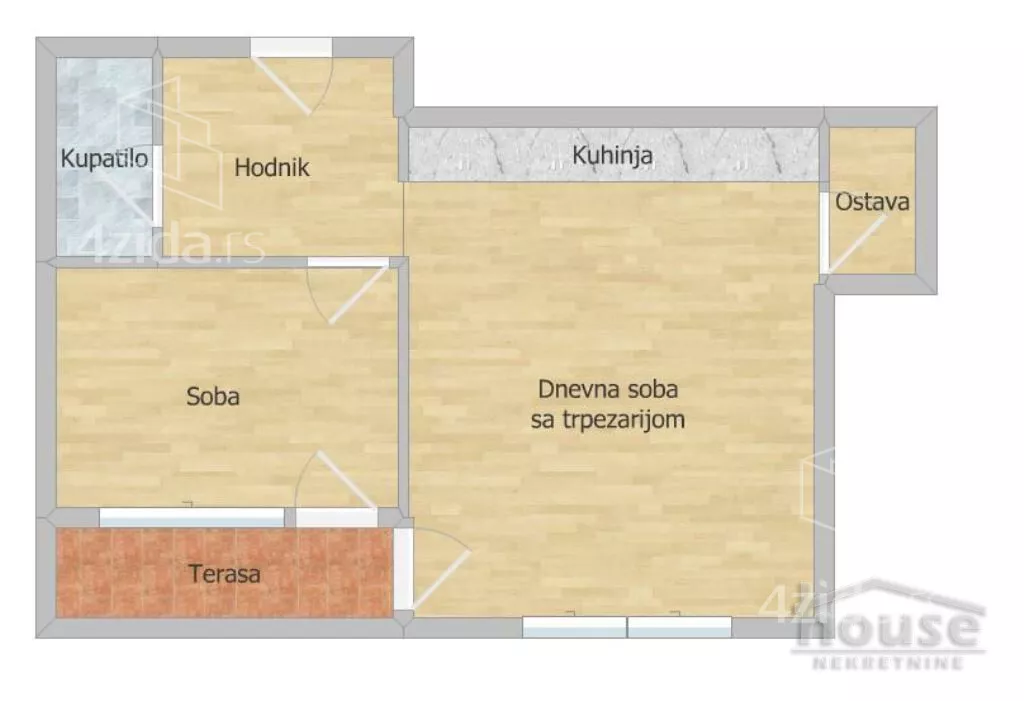 Dvosoban stan | 4zida