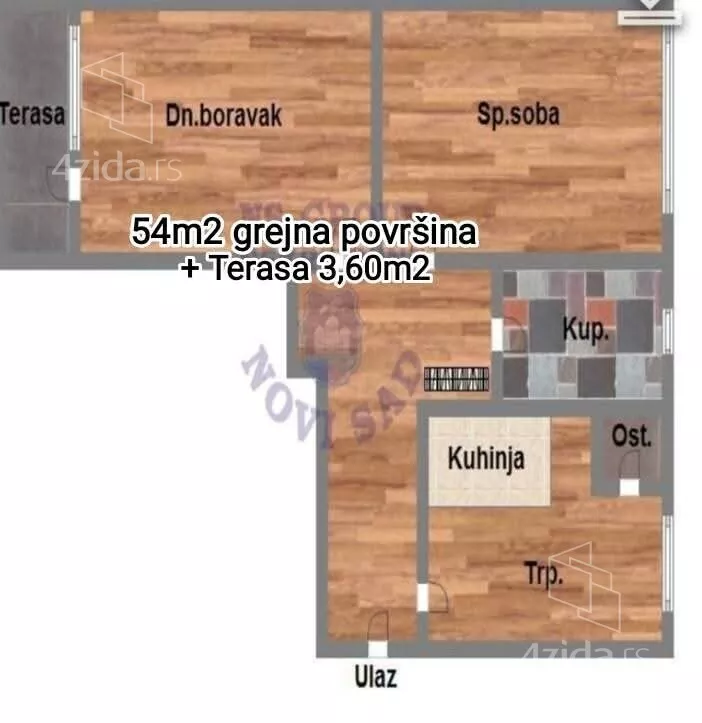 Dvosoban stan | 4zida