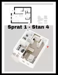 Jednoiposoban stan | 4zida