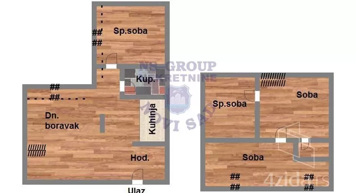Troiposoban stan | 4zida