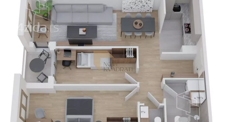 Trosoban stan | 4zida