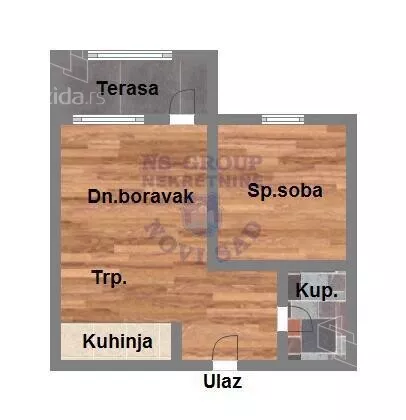 Jednoiposoban stan | 4zida