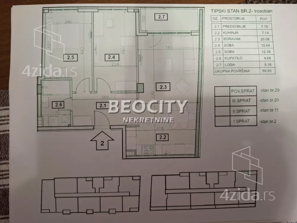 Trosoban stan | 4zida