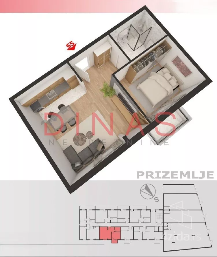 Dvosoban stan | 4zida