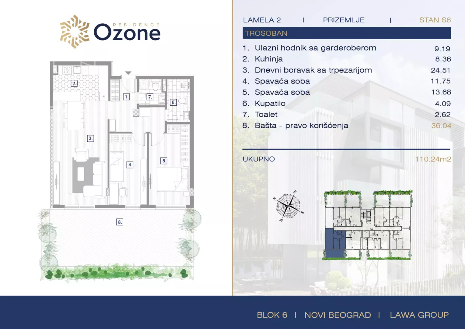 Trosoban stan | 4zida