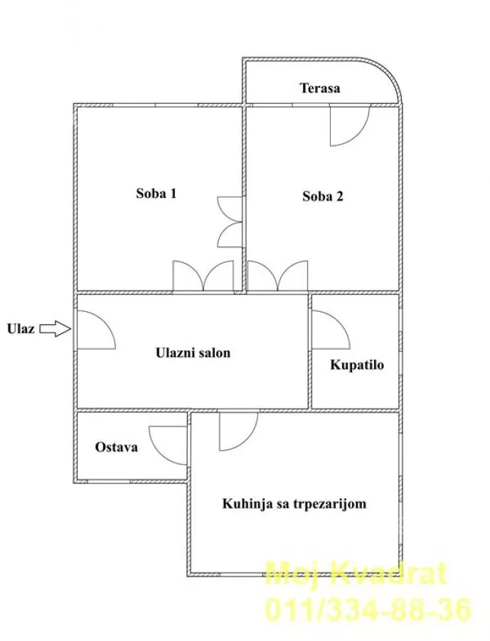 Trosoban stan | 4zida