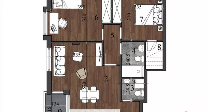 Trosoban stan | 4zida