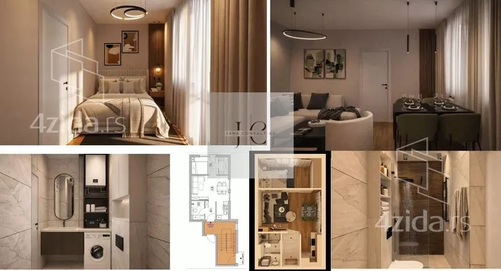 Jednoiposoban stan | 4zida