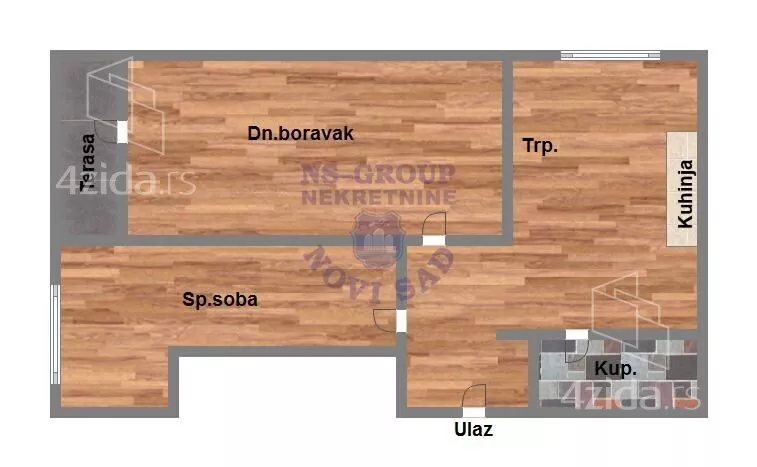 Dvosoban stan | 4zida