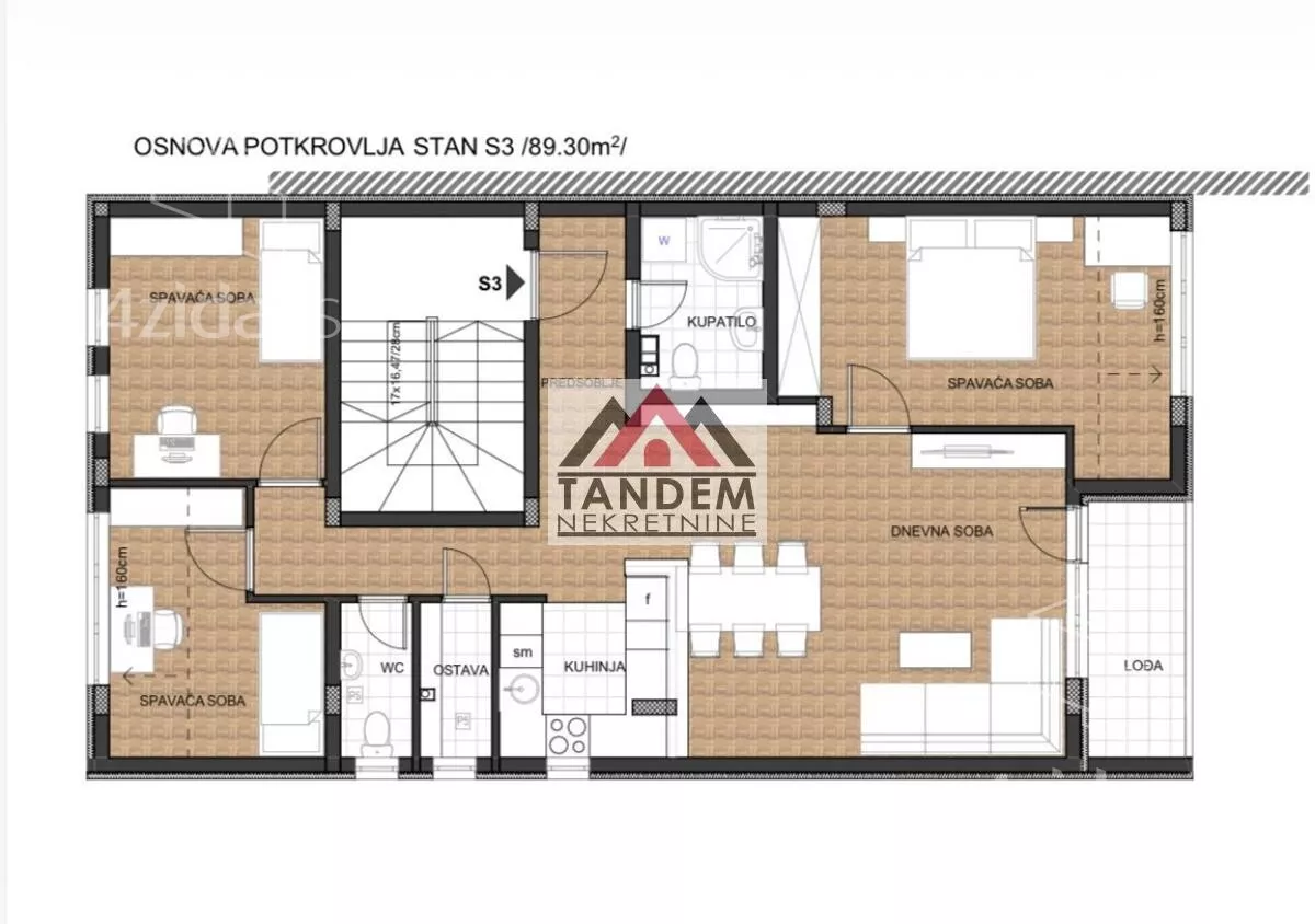 Troiposoban stan | 4zida