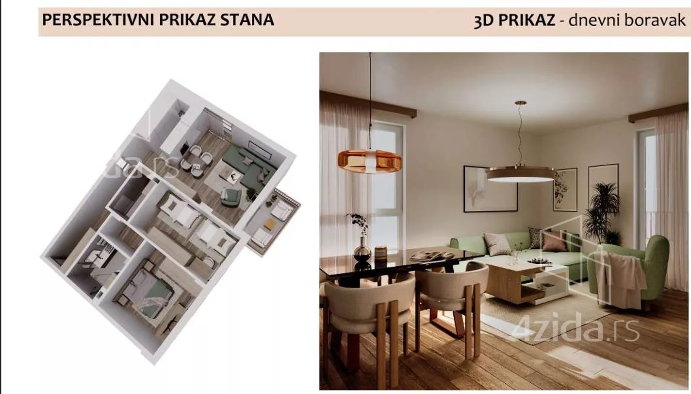 Trosoban stan | 4zida