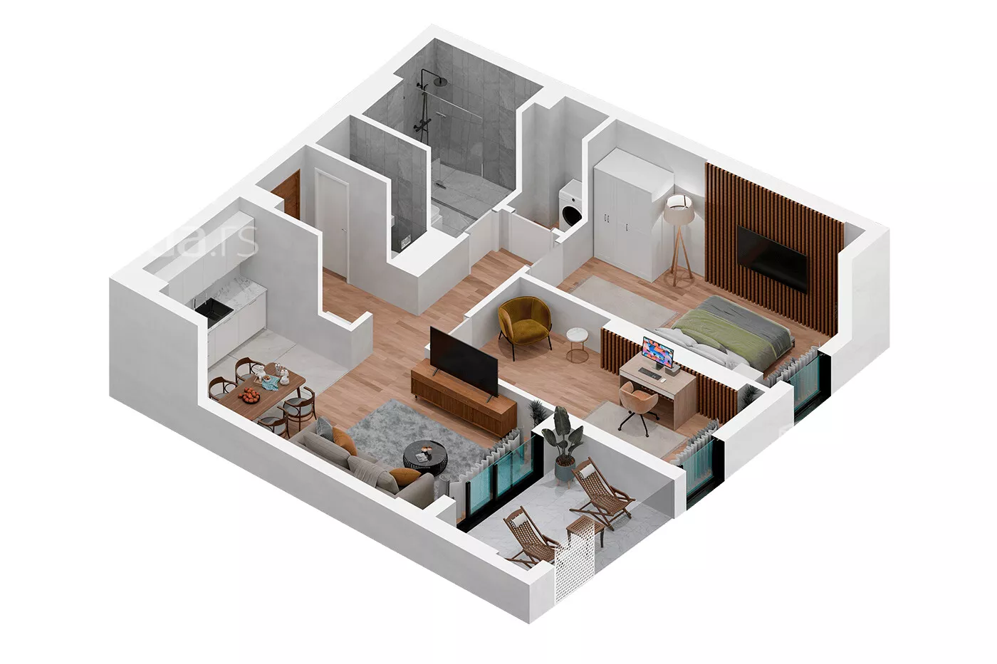 Dvoiposoban stan | 4zida