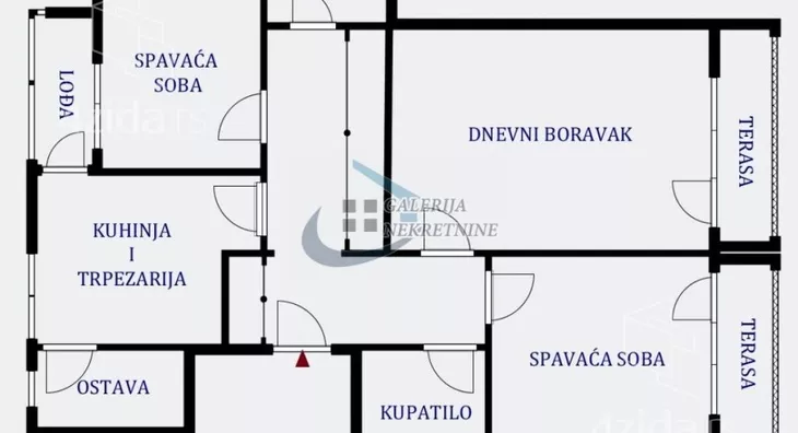 Trosoban stan | 4zida