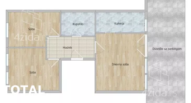 Trosoban stan | 4zida