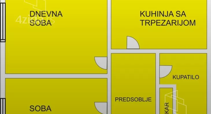 Dvosoban stan | 4zida