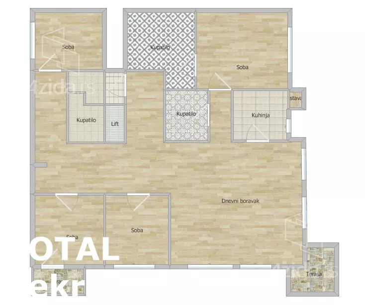 Petosoban stan | 4zida