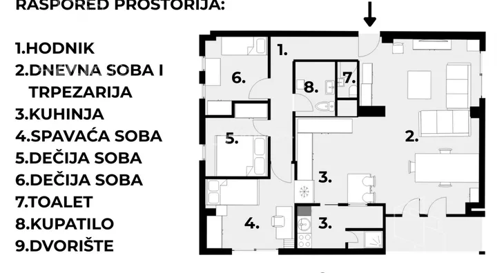 Troiposoban stan | 4zida