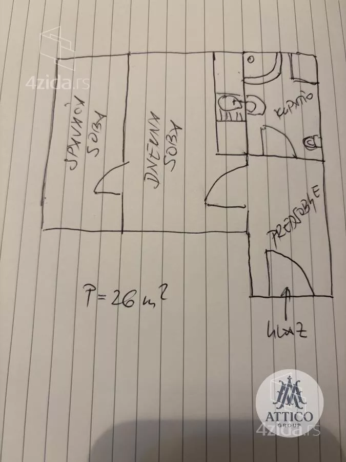 Jednosoban stan | 4zida