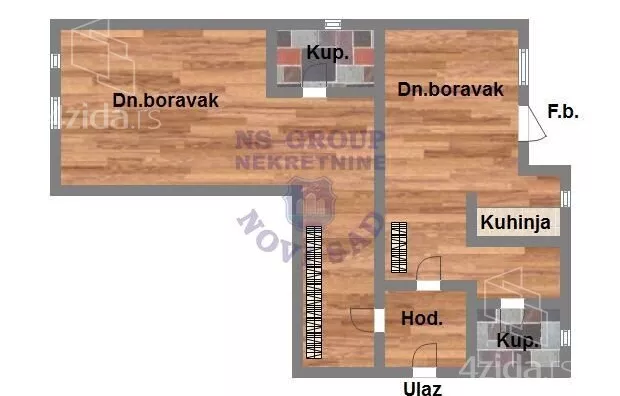 Dvosoban stan | 4zida