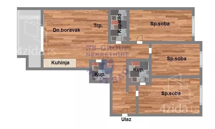 Četvorosoban stan | 4zida