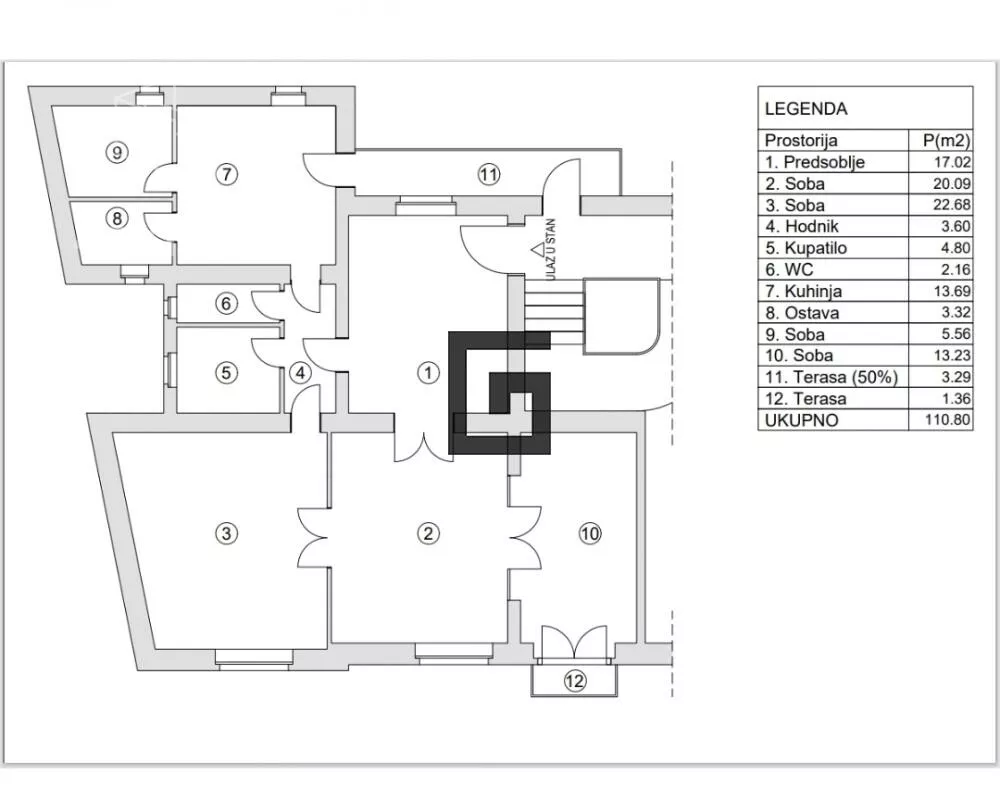 Troiposoban stan | 4zida