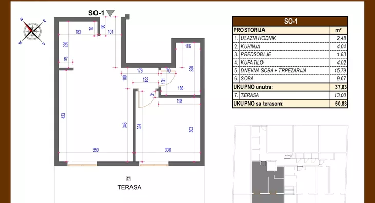 Dvosoban stan | 4zida