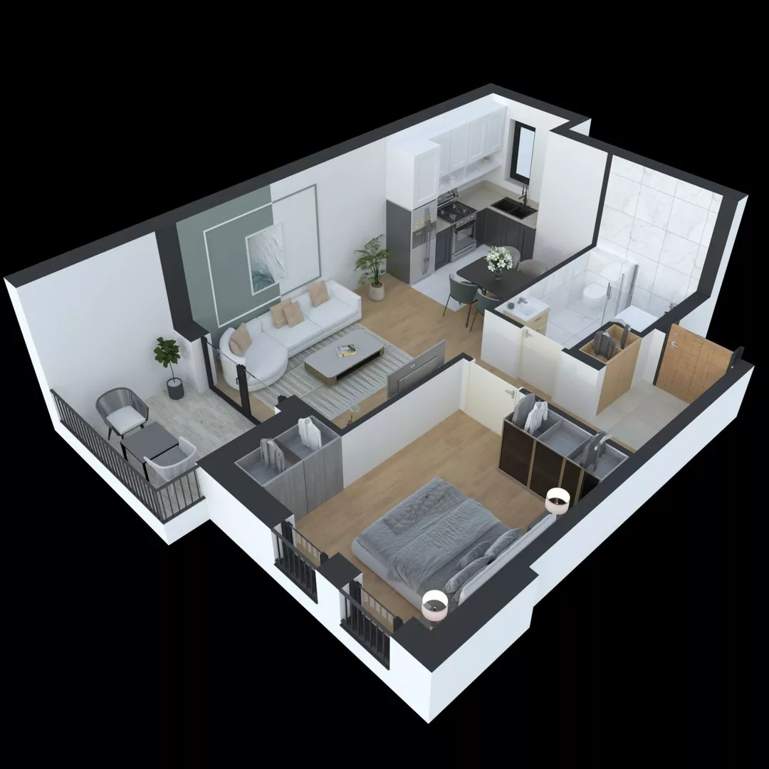 Dvosoban stan | 4zida